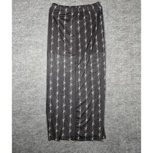 Current Mood Barbed Wire Mesh Maxi Skirt Sheer Grunge Size M